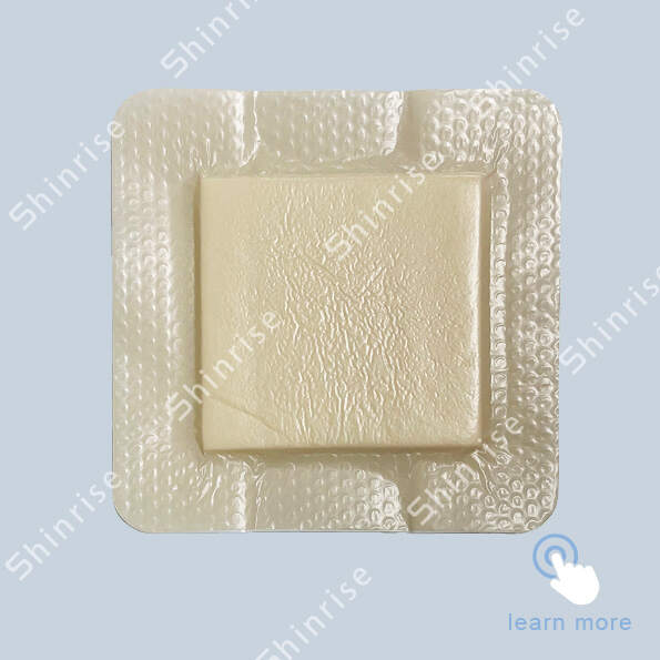 6x6 silicone foam dressing