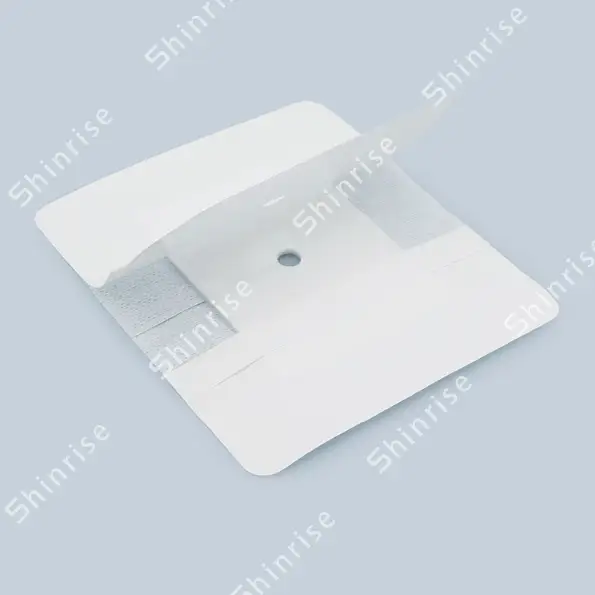 Medical First Aid Self-adhesive Non-woven Drainage Dressing With Hole