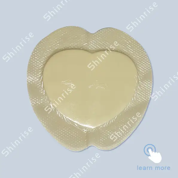 Sacrum Silicone Foam Dressing With Border
